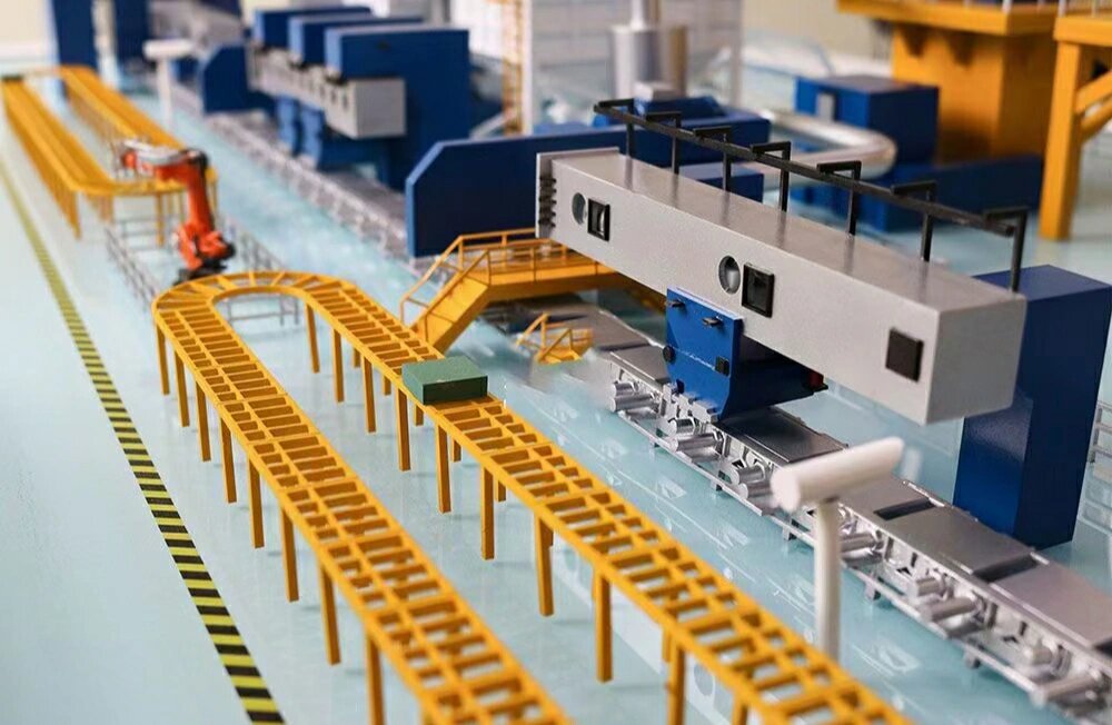 智慧工廠沙盤模型 制造業數字化轉型的可視化解決方案